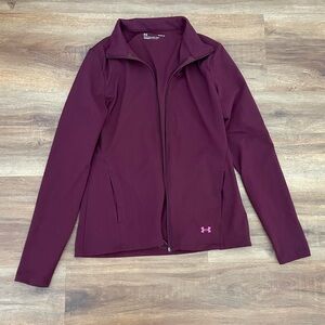 Under Armour Women's Burgundy Full Zip Jacket